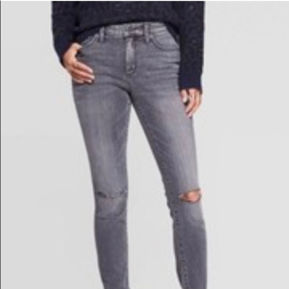 Distressed High-Rise Skinny Jeans Universal Thread